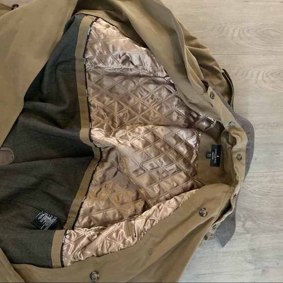 London Fog Brown Trench Coat Men’s Size 40L. L - Picture 10 of 16